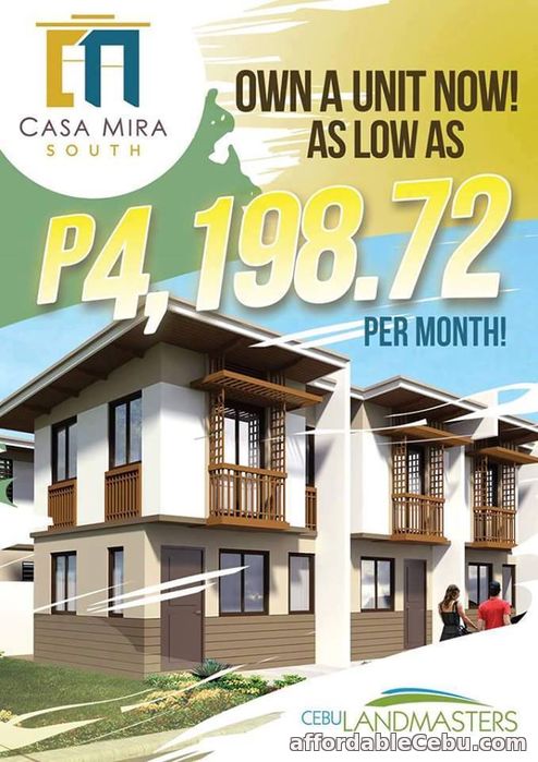 1st picture of CASA MIRA SOUTH NAGA CEBU for as low as 4k per month For Sale in Cebu, Philippines