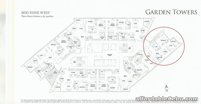 3rd picture of 1BR Unit for Sale in Garden Towers For Sale in Cebu, Philippines