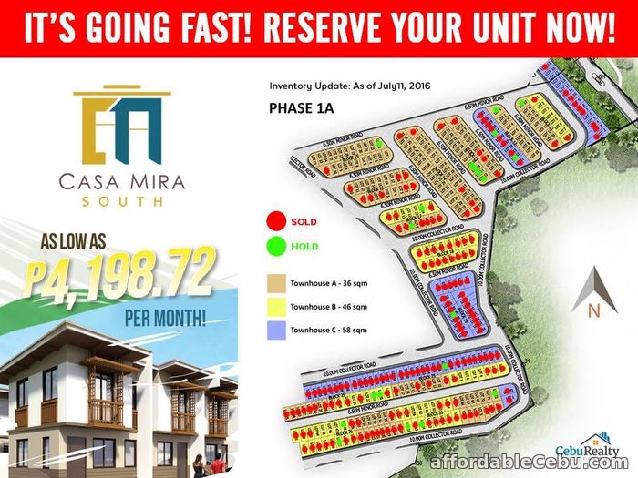 4th picture of CASA MIRA SOUTH NAGA CEBU for as low as 4k per month For Sale in Cebu, Philippines