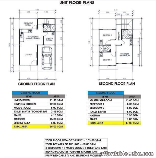 3rd picture of 2STOREY SINGLE DETACHED(MARIA ELENA RESIDENDENCES) For Sale in Cebu, Philippines