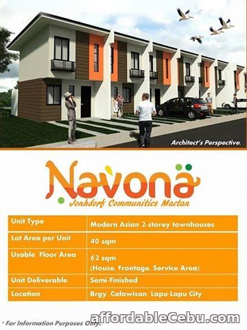 1st picture of 2storey townhouse for sale NAVONA HOMES For Sale in Cebu, Philippines