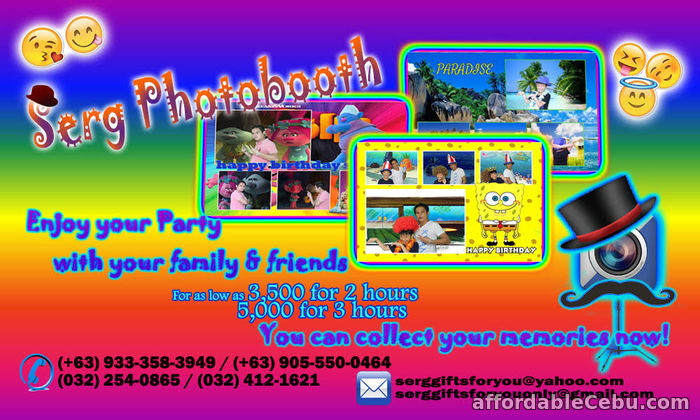 1st picture of Post here! Post there! And post anywhere! With the help of Serg photobooth Offer in Cebu, Philippines