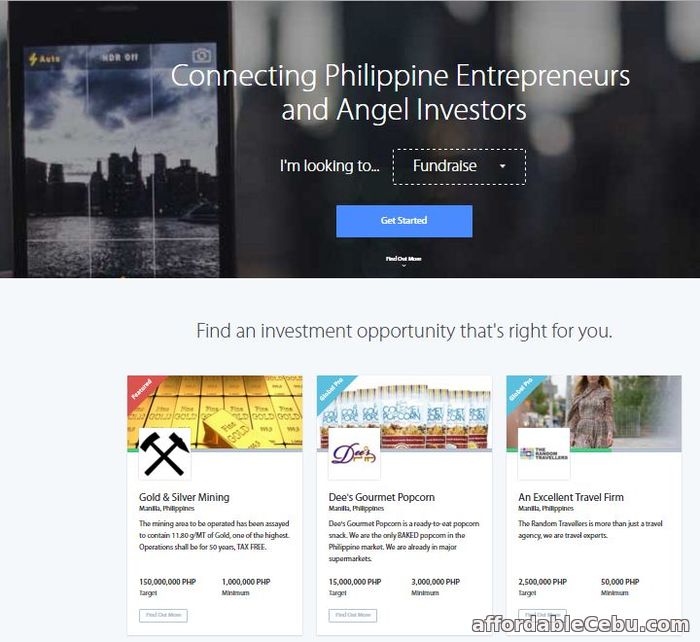 1st picture of Find free service for investors in Philippines. Offer in Cebu, Philippines