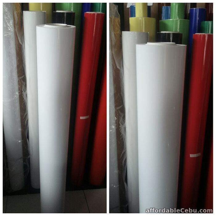 1st picture of White Gloss for car wrapping,printable are use for large printing For Sale in Cebu, Philippines