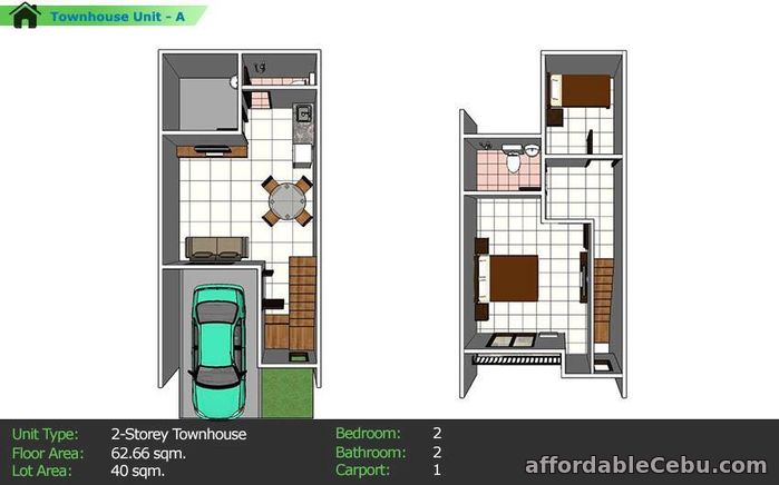 5th picture of Nortierra subd.Mediterranean two-storey townhouse For Sale in Cebu, Philippines