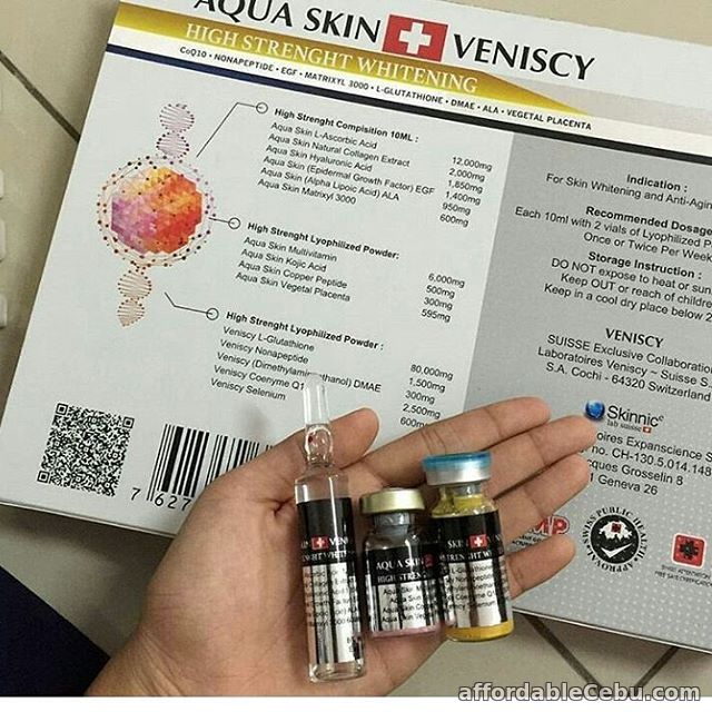 1st picture of Aqua skin veniscy high strenght whitening glutathione For Sale in Cebu, Philippines