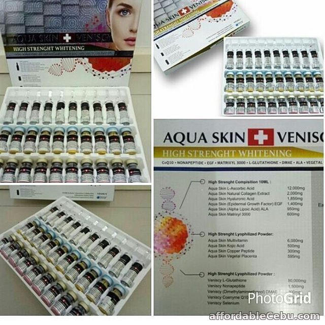 2nd picture of Aqua skin veniscy high strenght whitening glutathione For Sale in Cebu, Philippines
