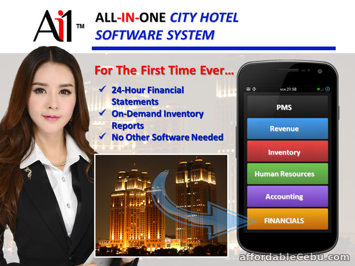 1st picture of City Hotel Management Software For Sale in Cebu, Philippines