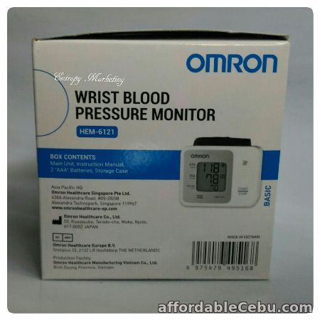 1st picture of DIGITAL WRIST BP MONITOR OMRON HEM 6121 For Sale in Cebu, Philippines