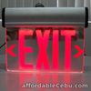 CK-200DR EDGE Lit Exit Sign (Red)