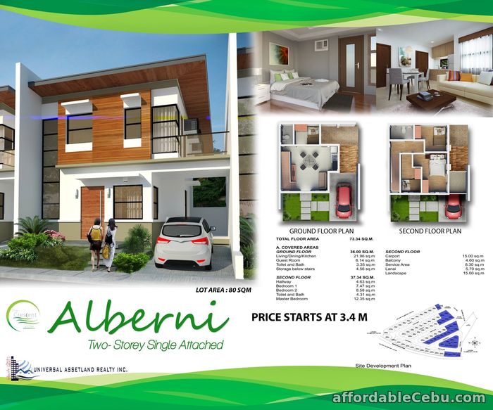 1st picture of Single Detached House and Lot Alberni Model in Cresent Ville Minglanilla Cebu For Sale in Cebu, Philippines