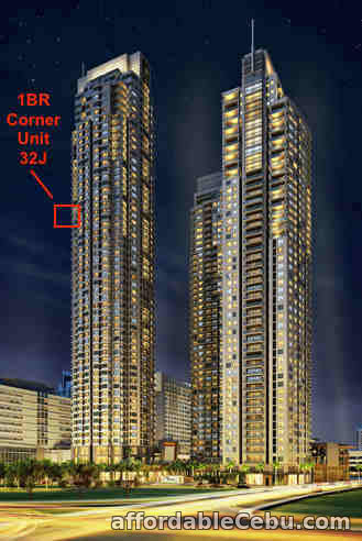 1st picture of CORNER 1BR FOR SALE AT PARK TERRACES For Sale in Cebu, Philippines