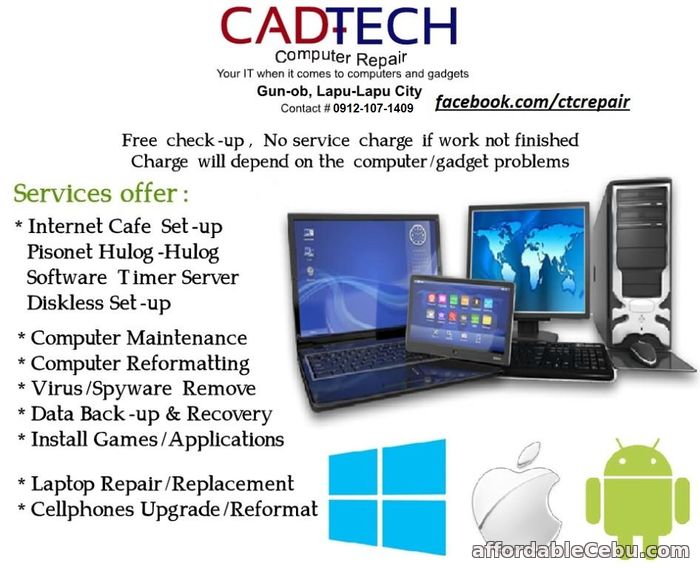 1st picture of Computer Repair in Lapu-Lapu City Offer in Cebu, Philippines