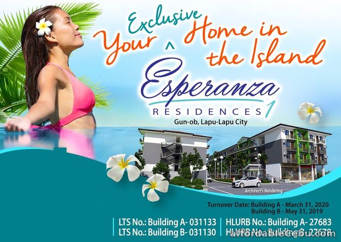 1st picture of Very Affordable Walk Up condo at Esperanza Residences 1 For Sale in Cebu, Philippines