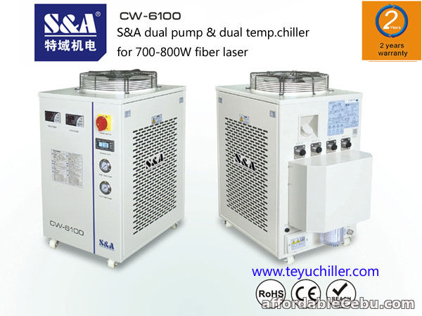 1st picture of S&A dual pump chiller to cool laser head and dc power For Sale in Cebu, Philippines