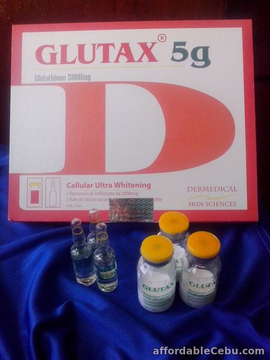 1st picture of glutax 5g glutathione @php 180 per shot For Sale in Cebu, Philippines