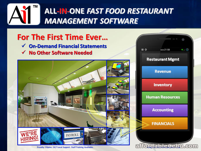 1st picture of Fast Food Restaurant Management Software System Philippines For Sale in Cebu, Philippines