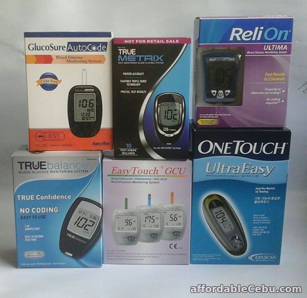 1st picture of BLOOD GLUCOSE GLUCOMETER WITH STRIPS For Sale in Cebu, Philippines