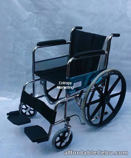 1st picture of WHEELCHAIR WITH MAG WHEELS For Sale in Cebu, Philippines