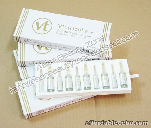 1st picture of Vitacicol P-3000 Whitening Injection For Sale in Cebu, Philippines
