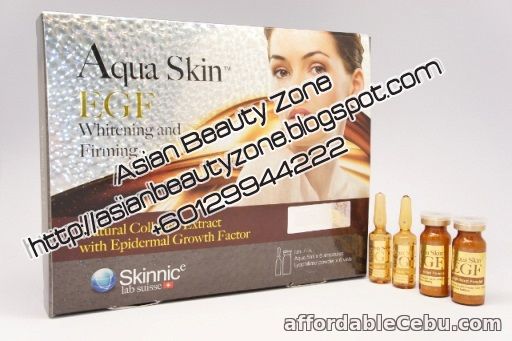 1st picture of Aqua Skin EGF - Skin Whitening Solution - Whitening & Firming For Sale in Cebu, Philippines