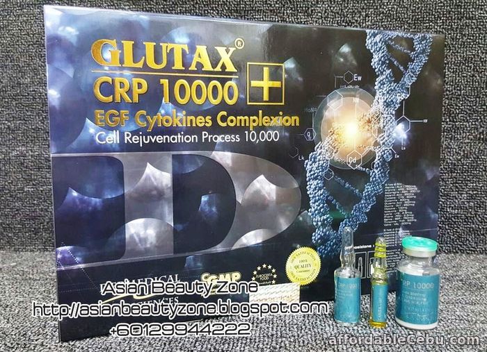 1st picture of Glutax CRP 10000 EGF Cytokines Complexion For Sale in Cebu, Philippines