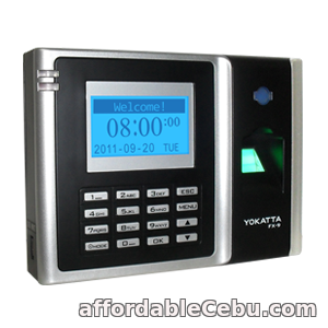 1st picture of YOKATTA FX-9 Fingerprint Time Recorder   (Standalone via USB) W/ BATTERY CEBU CITY VISAYAS For Sale in Cebu, Philippines