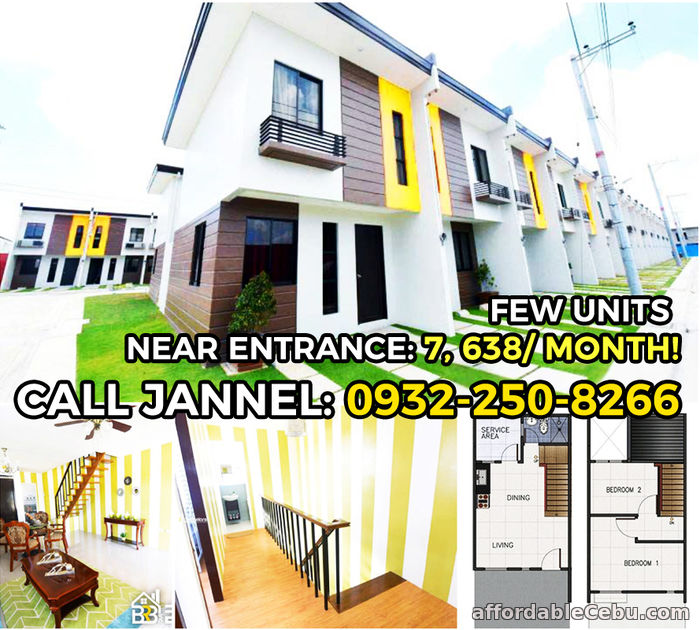 1st picture of Few units left! Affordable 2 Story House & Lot @ P7,639/mo. For Sale in Cebu, Philippines