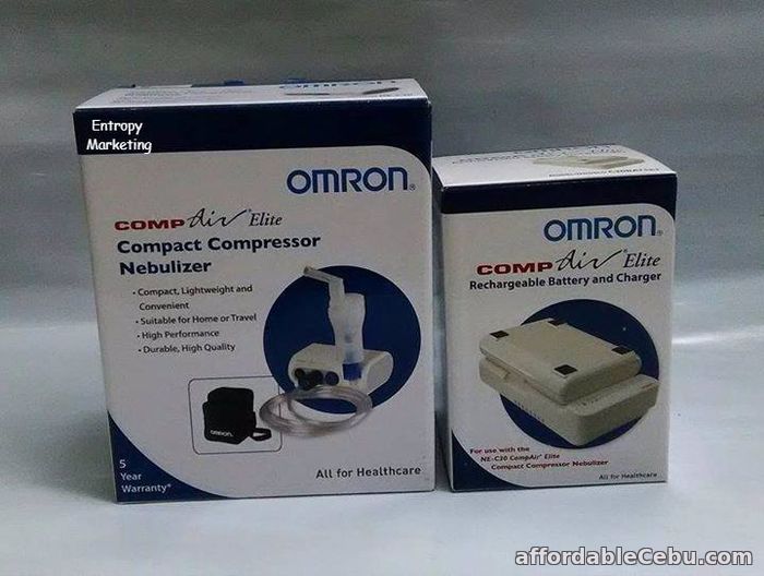 1st picture of OMRON MINI PORTABLE NEBULIZER WITH RECHARGEABLE BATTERY PACK For Sale in Cebu, Philippines