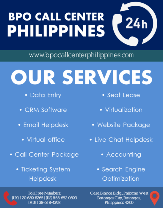 1st picture of BPO Call Center Philippines Offer in Cebu, Philippines