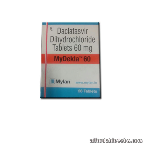 1st picture of MyDekla 60 mg : Daclatasvir 60 mg MyDekla Tablets Price & Details For Sale in Cebu, Philippines