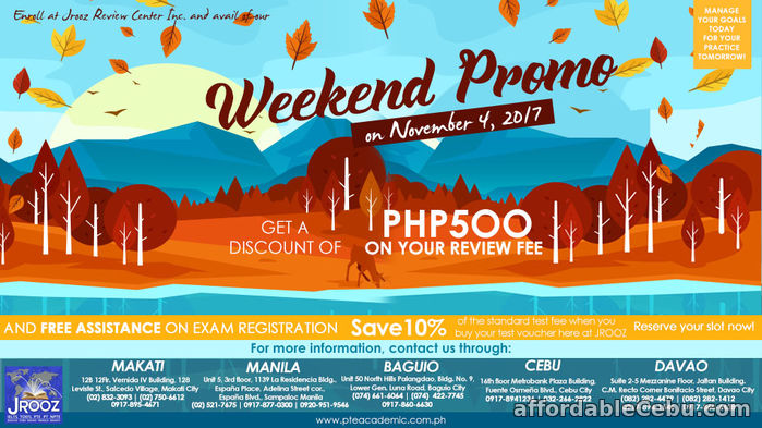 1st picture of PTE ACADEMIC WEEKEND PROMO - November 4, 2017 Offer in Cebu, Philippines