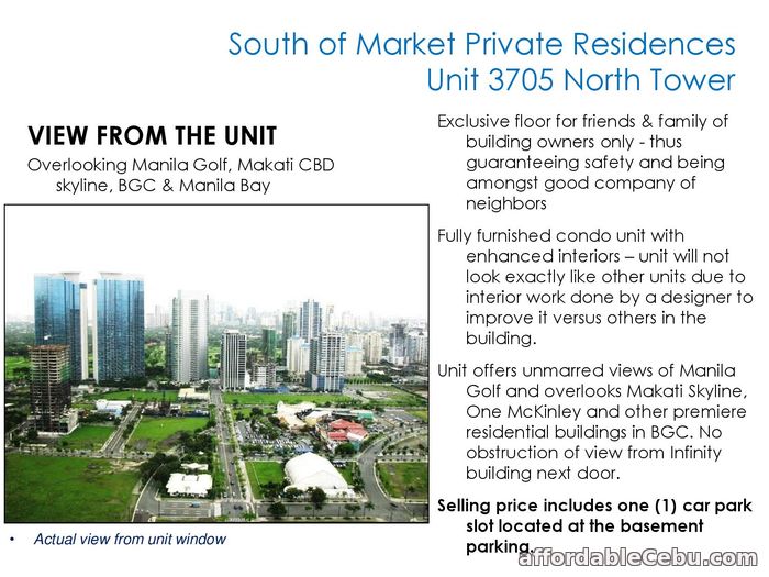 4th picture of FOR SALE: South of Market Private Residences For Sale in Cebu, Philippines