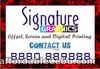 Printed services offered by Signature Graphics