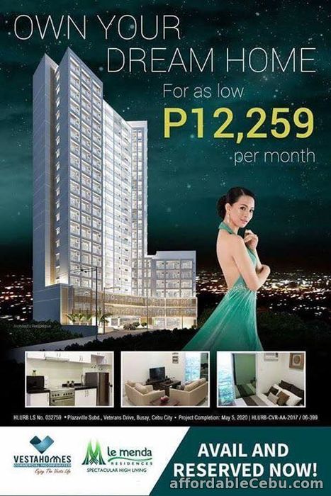 1st picture of Fully Furnished Unit at La Menda Residences in Busay, Cebu City For Sale in Cebu, Philippines