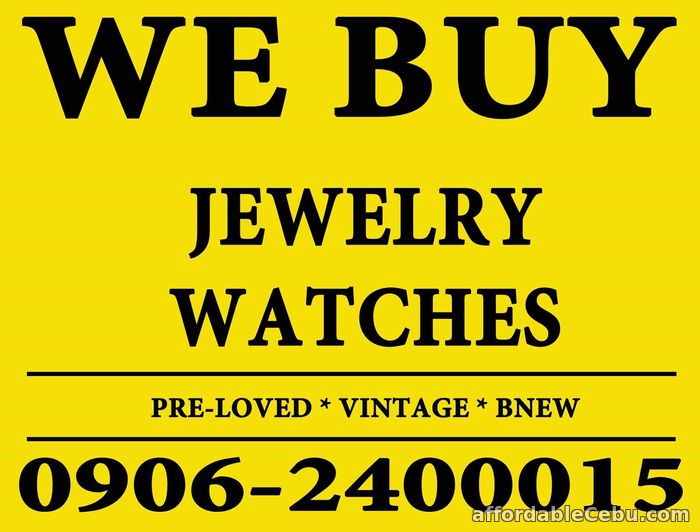 1st picture of BUYING ALL KINDS OF JEWELRY, WATCH, DIAMOND, GOLD, PAWNTICKET! Wanted to Buy in Cebu, Philippines