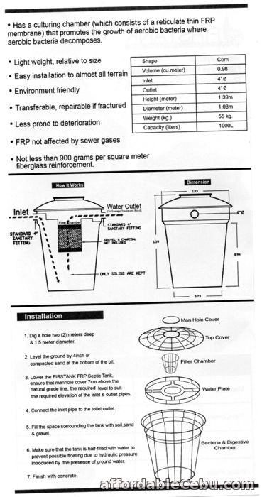 2nd picture of Septic Tank For Sale in Cebu, Philippines