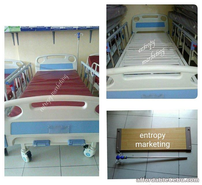 1st picture of Hospital Bed 2 cranks aluminum sliding side rails For Sale in Cebu, Philippines