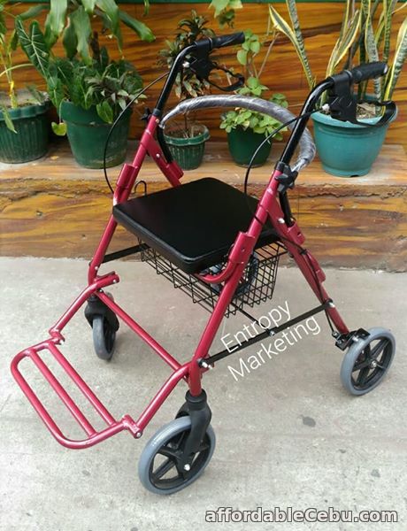 1st picture of Rollator Adult Walker with footrest For Sale in Cebu, Philippines