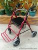 Rollator Adult Walker with footrest