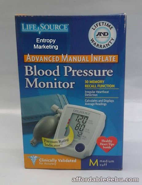 1st picture of LifeSource Digital BP Monitor with manual inflate For Sale in Cebu, Philippines