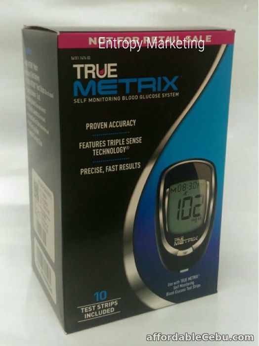 1st picture of True Metrix Blood Glucose Glucometer USA with strips For Sale in Cebu, Philippines