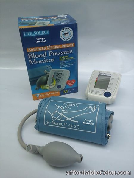 2nd picture of LifeSource Digital BP Monitor with manual inflate For Sale in Cebu, Philippines