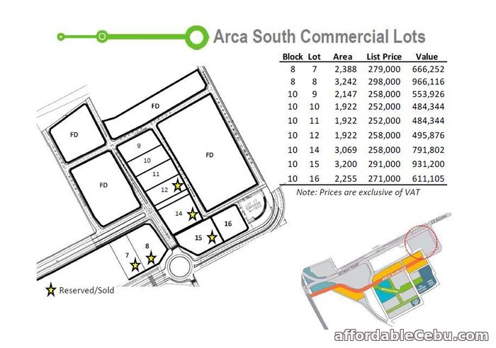 5th picture of Arca South Commercial Property For Sale in Cebu, Philippines
