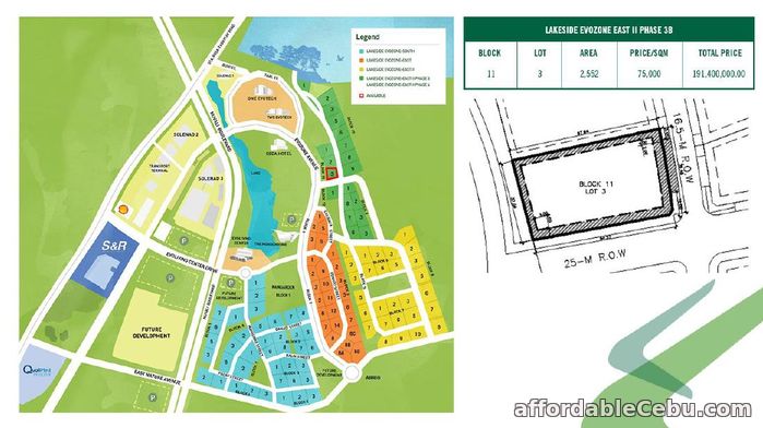 3rd picture of Nuvali Lakeside Evozone Commercial Lot For Sale in Cebu, Philippines
