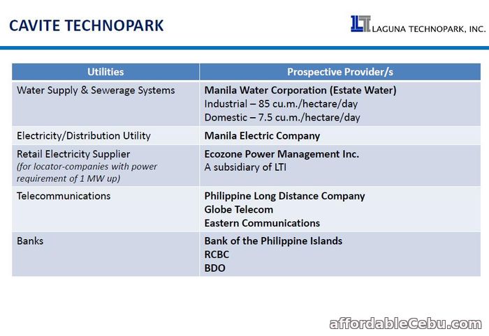 4th picture of Cavite Technopark Industrial Lot For Sale in Cebu, Philippines