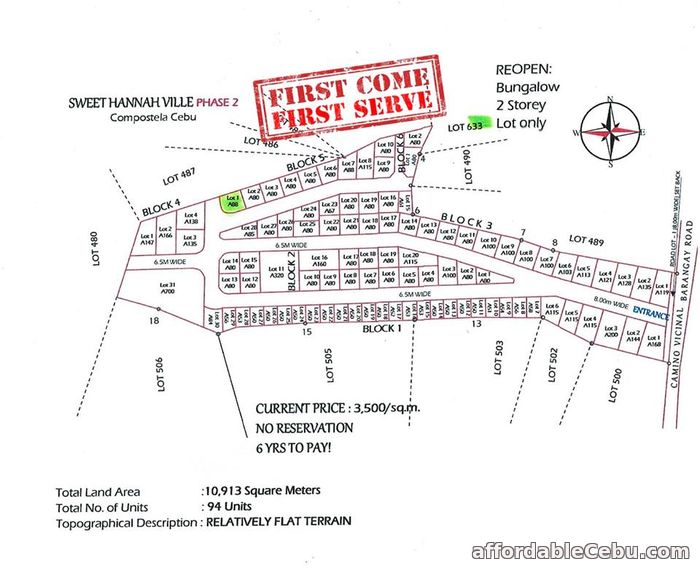 3rd picture of RE-OPEN LOT FOR SALE For Sale in Cebu, Philippines