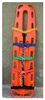Spine Board Stretcher with spider strap and safety belts