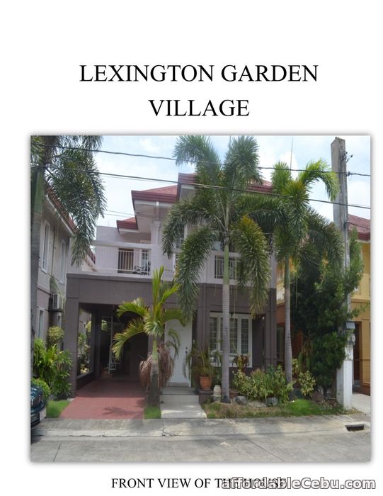 1st picture of FOR SALE: Well Maintained House & Lot in Lexington Gardens Pasig City For Sale in Cebu, Philippines