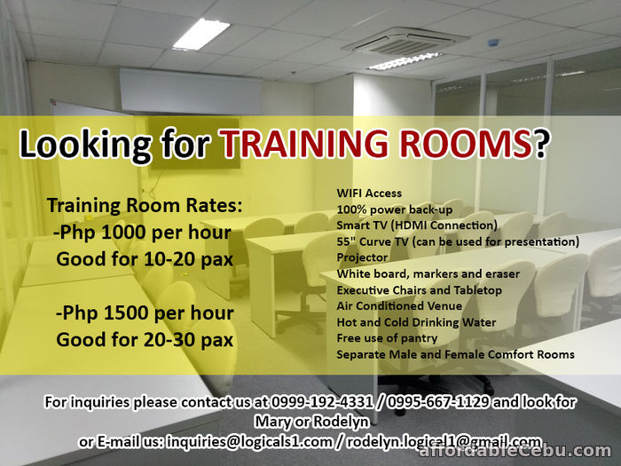 1st picture of Training/Seminar Room for Rent For Rent in Cebu, Philippines